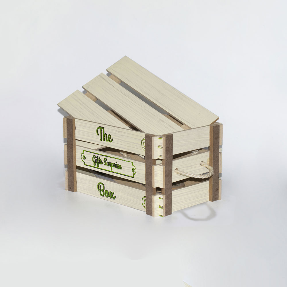 Caja de madera de 50x30x26cm - CajasPack